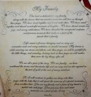 Close up of the dedication she wrote. It is on vellum.