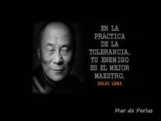 ... tu enemigo es el mejor maestro dalai lama # frases # citas more dalai