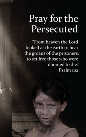International Day of Prayer for the Persecuted: November 13
