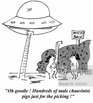 Male Chauvinist Pigs cartoon 1