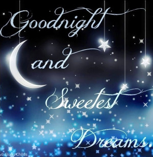 Good night and sweetest dreams via www.Facebook.com/FionaChilds