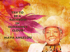 Maya Angelou Quote Posters - Maya Angelou quote Poster by Catherine ...