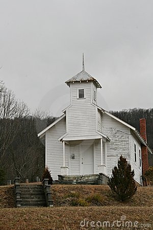 Little Country Church Black