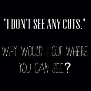 depressing quotes about cutting tumblr