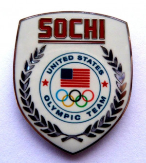 Sochi Winter Olympics 2014 Team USA Pin