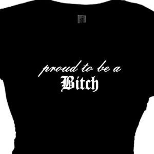 Bitch Girls T-Shirt Bad Attitude Girls Message Tee, Bitchy Girl Woman ...