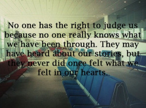 Don't Pass Judgement.....