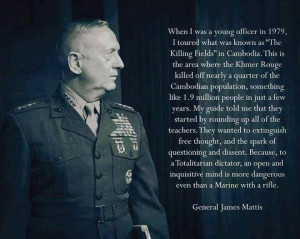 General James Mattis on his experience in Cambodia.