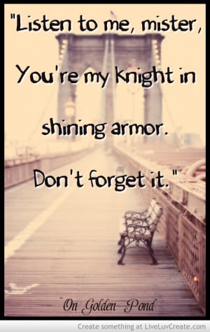 My Knight In Shining Armor Quotes