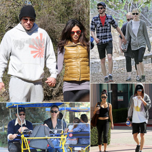 Pictures of Celebrities Couples Working Out Together