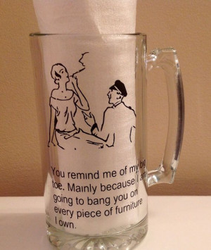 Beer Mug With fun quote on Etsy, $10.00