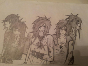 Well after looking at the pics of Black Veil Brides that Chelsae got ...