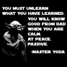 jedi quotes inspiration geek wars yoda quotes unlearn quotes master ...