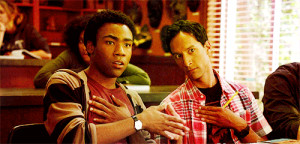 troy and abed high five