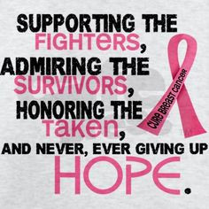 Breast cancer sayings