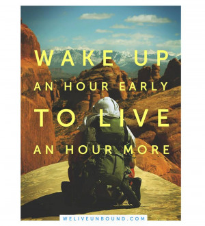 Inspiring quotes about waking up early