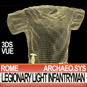 Ancient Rome Light Infantryman 4 BC Props 3D Model .obj .3ds .c4d .vue ...