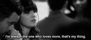 quote Black and White tumblr text quotes movie white words new girl ...