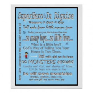 Quotes and Sayings Boys Room Subway Art Poster