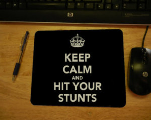 KEEP CALM And Hit Your Stunts Mouse Pad | Cheer Coach And Cheerleading ...