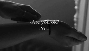 Jedna żyletka , jedna żyła , jedno cięcie , jedna chwila