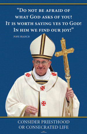 Pope Francis Vocation Poster