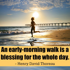 An early-morning walk is a blessing for the whole day. – Henry ...
