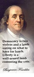 Ben Franklin Quotes On Democracy. QuotesGram