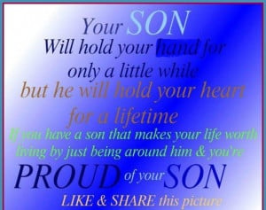 Quotes about your son will hold your hand
