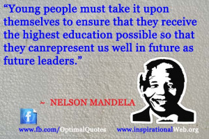 Nelson Mandela Quotes on Education