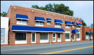 Former Camden Hotel, now City Hall, in Kingsland, GA