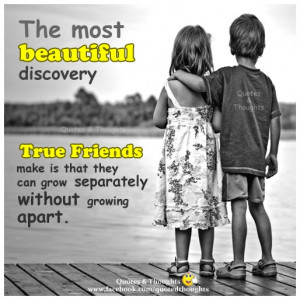 ... can grow separately without growing apart friendship quote Pictures
