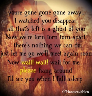 ... the truth may vary This ship will carry Our bodies safe to shore