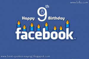 Facebook 9th Birthday...!!