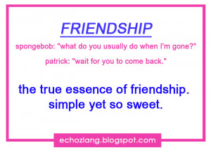 Quotes About Friendship Tagalog Sweet The true essence if friendship
