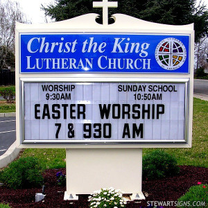 Lutheran Church Signs