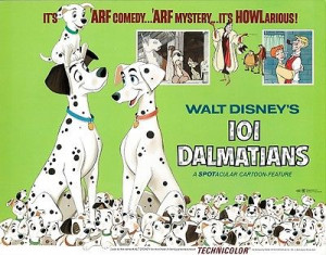 Walt Disney 101 Dalmatians Bkgd Concept Layout Design Print Dan Mills ...