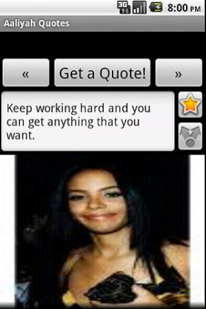 Quotes from the one and only Aaliyah herself. From her life ...