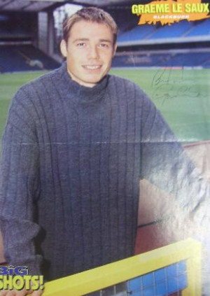 Graeme Le Saux signed magazine picture