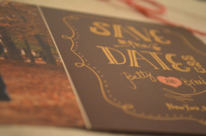 here s a sneak peek of the save the date western vintage design ...