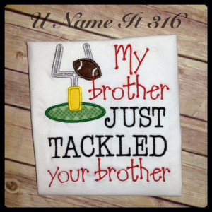 Football Sister Shirt by Unameit316 on Etsy, $18.00