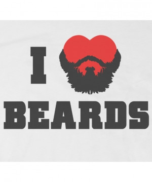 Home | Novelty T-Shirts | Womens I Love Beards T-Shirt
