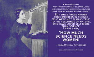 Maria Mitchell Science Needs Women