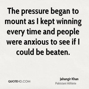 Jahangir Khan Quotes