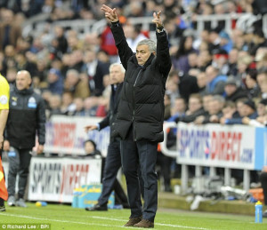 Jose Mourinho wasn't happy with Newcastle's time-wasting tactics on ...