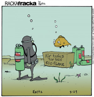 Tuesday Features: Funny Scuba Diving Cartoons