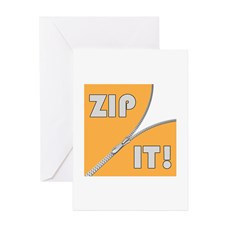 Zip It! Greeting Card for