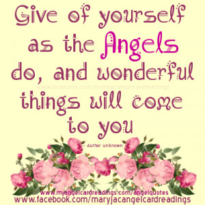 Angel imagequotes, sayings, blessings, poems
