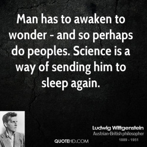 Ludwig Wittgenstein Science Quotes