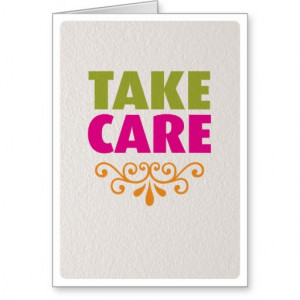 Take care get well soon card